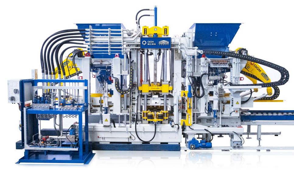 उच्च-कार्यक्षमता कंक्रीट ब्लॉक्ससाठी प्रगत वीट मशीन